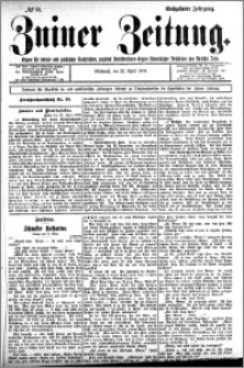 Zniner Zeitung 1903.04.22 R.16 nr 31