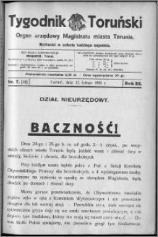 Tygodnik Toruński 1926, R. 3, nr 7
