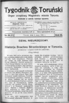 Tygodnik Toruński 1926, R. 3, nr 19