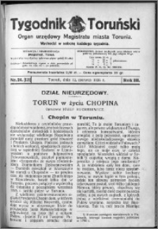 Tygodnik Toruński 1926, R. 3, nr 24