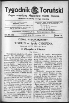 Tygodnik Toruński 1926, R. 3, nr 26