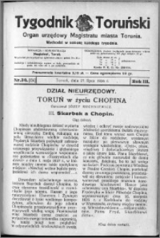 Tygodnik Toruński 1926, R. 3, nr 30