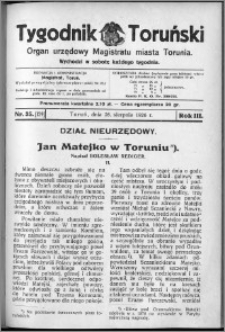 Tygodnik Toruński 1926, R. 3, nr 35