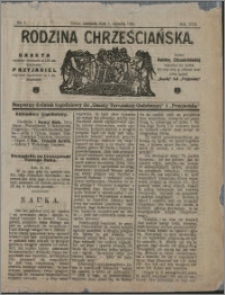 Rodzina Chrześciańska 1911 nr 1