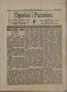 Ogrodnik i Pszczelarz 1911 nr 1