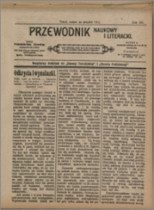 Przewodnik Naukowy i Literacki 1911, R. 12 numer na sierpień