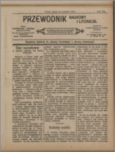 Przewodnik Naukowy i Literacki 1911, R. 12 numer na wrzesień