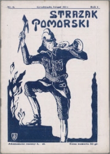 Strażak Pomorski 1927, R. 1 nr 3