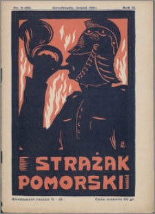 Strażak Pomorski 1928, R. 2 nr 8