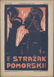 Strażak Pomorski 1928, R. 2 nr 9