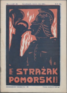 Strażak Pomorski 1929, R. 3 nr 1/2