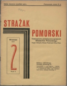 Strażak Pomorski 1931, R. 5 nr 2