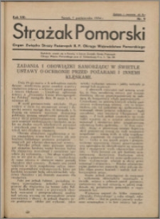 Strażak Pomorski 1934, R. 8 nr 9