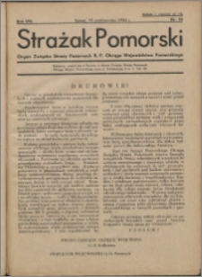 Strażak Pomorski 1934, R. 8 nr 10