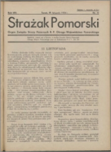 Strażak Pomorski 1934, R. 8 nr 11