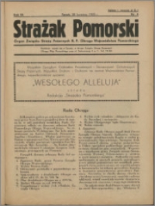Strażak Pomorski 1935, R. 9 nr 4