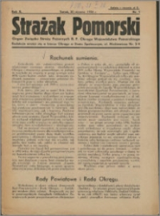 Strażak Pomorski 1936, R. 10 nr 1