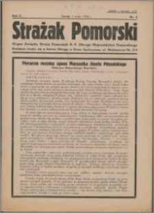 Strażak Pomorski 1936, R. 10 nr 4