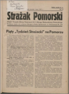 Strażak Pomorski 1937, R. 11 nr 6/7