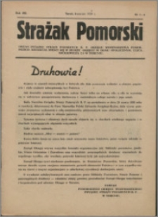 Strażak Pomorski 1939, R. 13 nr 1/4