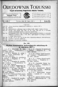 Orędownik Toruński 1927, R. 4, nr 31