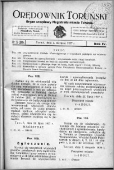 Orędownik Toruński 1927, R. 4, nr 32