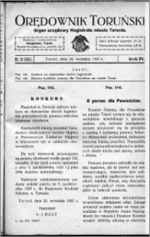 Orędownik Toruński 1927, R. 4, nr 39