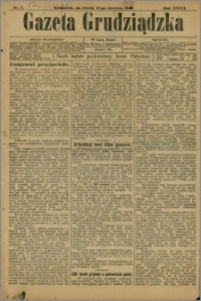 Gazeta Grudziądzka 1911.01.17 R.18 nr 7 + dodatek