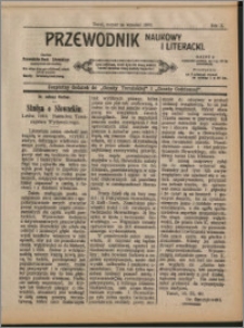 Przewodnik Naukowy i Literacki 1909, R. 10 numer na wrzesień