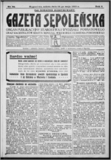 Gazeta Sępoleńska 1930, R. 4, nr 54