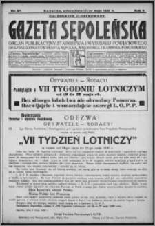 Gazeta Sępoleńska 1930, R. 4, nr 57