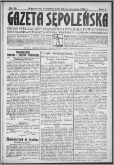 Gazeta Sępoleńska 1930, R. 4, nr 72