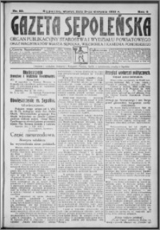 Gazeta Sępoleńska 1930, R. 4, nr 89