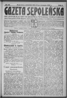 Gazeta Sępoleńska 1930, R. 4, nr 96
