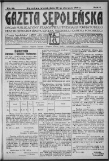 Gazeta Sępoleńska 1930, R. 4, nr 98