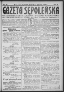 Gazeta Sępoleńska 1930, R. 4, nr 99