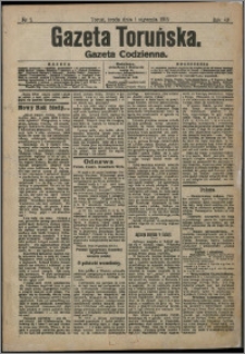 Gazeta Toruńska 1913, R. 49 nr 1