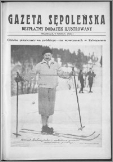 Gazeta Sępoleńska. Bezpłatny Dodatek Ilustrowany, 9 marca 1930 r.