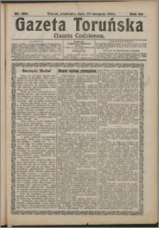 Gazeta Toruńska 1913, R. 49 nr 189 + dodatek