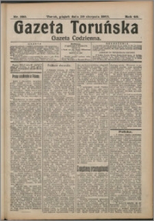 Gazeta Toruńska 1913, R. 49 nr 199 + dodatek