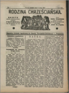 Rodzina Chrześciańska 1913 nr 7