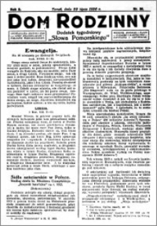 Dom Rodzinny : dodatek tygodniowy Słowa Pomorskiego, 1926.07.29 R. 2 nr 30