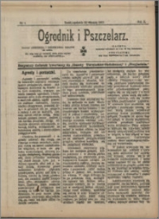 Ogrodnik i Pszczelarz 1913 nr 1