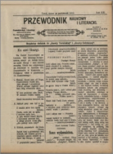 Przewodnik Naukowy i Literacki 1912, R. 13 numer na październik