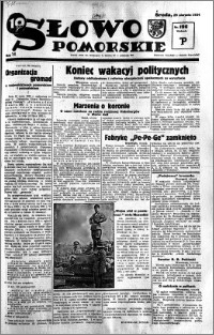 Słowo Pomorskie 1934.08.29 R.14 nr 196
