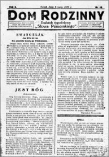 Dom Rodzinny : dodatek tygodniowy Słowa Pomorskiego, 1927.05.06 R. 3 nr 18