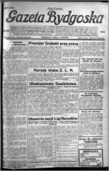 Gazeta Bydgoska 1924.09.03 R.3 nr 204