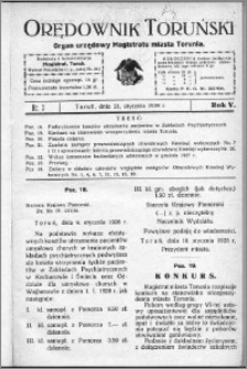 Orędownik Toruński 1928, R. 5, nr 3