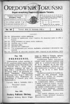 Orędownik Toruński 1928, R. 5, nr 16