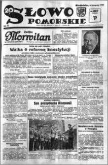 Słowo Pomorskie 1934.11.04 R.14 nr 253